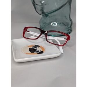 Auth. Vintage Gucci red and white glasses Y2K